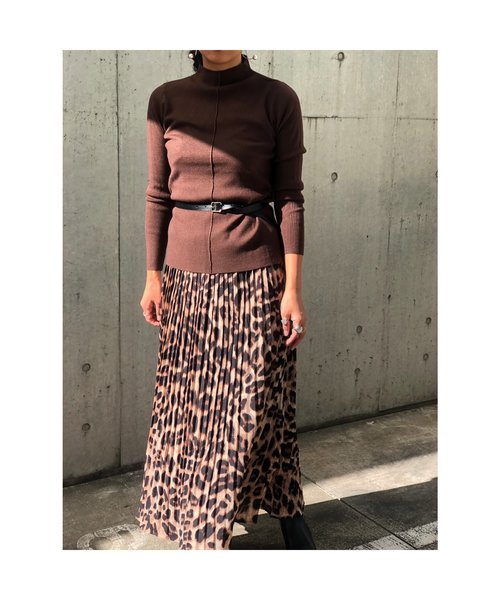 PARKS TOKYO SELECT（パークストウキョウセレクト）の「ｼﾝﾌﾟﾙﾌﾟﾁﾊｲｼﾙｷｰﾈｯｸﾆｯﾄ（ニット/セーター・レディース・ホワイト/ブラック/ダークブラウン・FREE）」の14枚目の写真