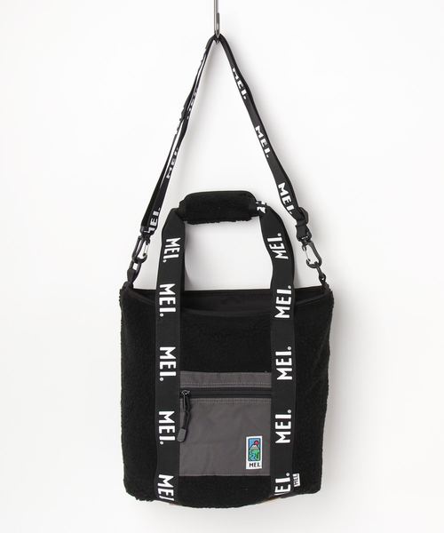 MEI(メイ)の「【MEI / メイ】 BOA TOTE / ボア トート バッグ(トートバッグ・メンズ・ブラック/ベージュ/ネイビー/オフホワイト・FREE)」の3枚目の写真