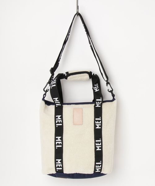MEI(メイ)の「【MEI / メイ】 BOA TOTE / ボア トート バッグ(トートバッグ・メンズ・ブラック/ベージュ/ネイビー/オフホワイト・FREE)」の6枚目の写真