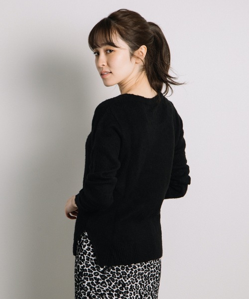 miniyu(ミニュウ)の「agp/アルパカ混クルーニットPO(ag)(ニット/セーター・レディース・A/B・2)」の6枚目の写真