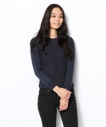 BEAMS LIGHTS Women's | BEAMS LIGHTS / 裏毛×ニットプルオーバー(ニット/セーター)