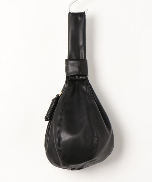 minia（ミニア）の「まんまるワンハンドルバッグ（ハンドバッグ・レディース・ベージュ/ブラック/パイソン/アイボリー・FREE）」の8枚目の写真