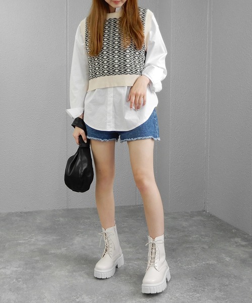 minia（ミニア）の「まんまるワンハンドルバッグ（ハンドバッグ・レディース・ベージュ/ブラック/パイソン/アイボリー・FREE）」の21枚目の写真