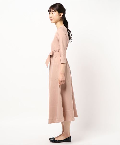 KOBE LETTUCE(コウベレタス)の「フィットアンドフレアワンピース(ワンピース・レディース・グリーン系その他/ブラック/ベージュ/ブルー・FREE)」の5枚目の写真
