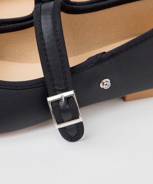 WEGO(ウィゴー)の「WEGO/カンフーシューズ(パンプス・レディース・ブラック/アイボリー/ブラウン・MEDIUM/LARGE)」の7枚目の写真