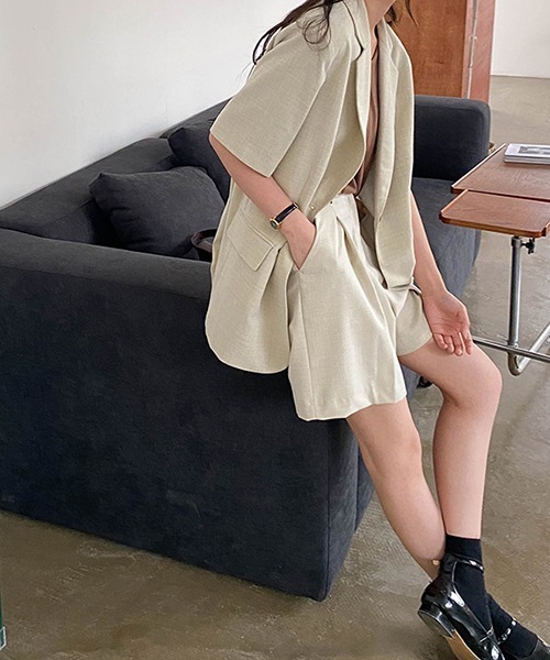 chuclla(チュクラ)の「【chuclla】Set-up short pants sb-4 chw1164(その他パンツ・レディース・ライトブルー/ブラック/ライトベージュ・S/M)」の10枚目の写真