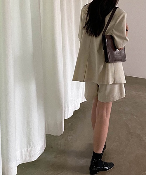 chuclla(チュクラ)の「【chuclla】Set-up short pants sb-4 chw1164(その他パンツ・レディース・ライトブルー/ブラック/ライトベージュ・S/M)」の11枚目の写真