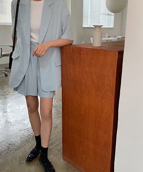 chuclla(チュクラ)の「【chuclla】Set-up short pants sb-4 chw1164(その他パンツ・レディース・ライトブルー/ブラック/ライトベージュ・S/M)」の14枚目の写真