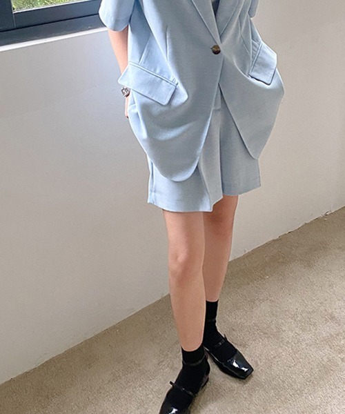 chuclla(チュクラ)の「【chuclla】Set-up short pants sb-4 chw1164(その他パンツ・レディース・ライトブルー/ブラック/ライトベージュ・S/M)」の16枚目の写真