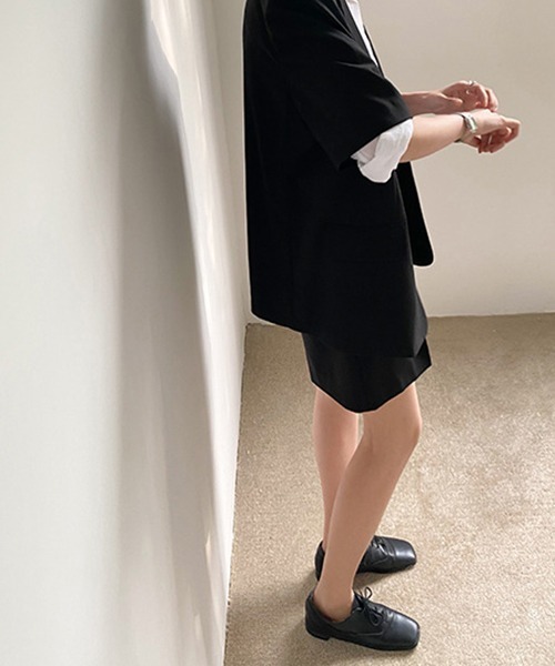 chuclla(チュクラ)の「【chuclla】Set-up short pants sb-4 chw1164(その他パンツ・レディース・ライトブルー/ブラック/ライトベージュ・S/M)」の20枚目の写真