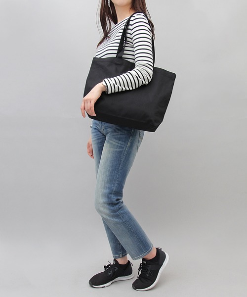 United Athle(ユナイテッドアスレ)の「United Athle / ユナイテッドアスレ / スタンダード キャンバス トートバッグ / キャンバストート(W)(トートバッグ・メンズ・ブラック/ナチュラル・FREE)」の5枚目の写真