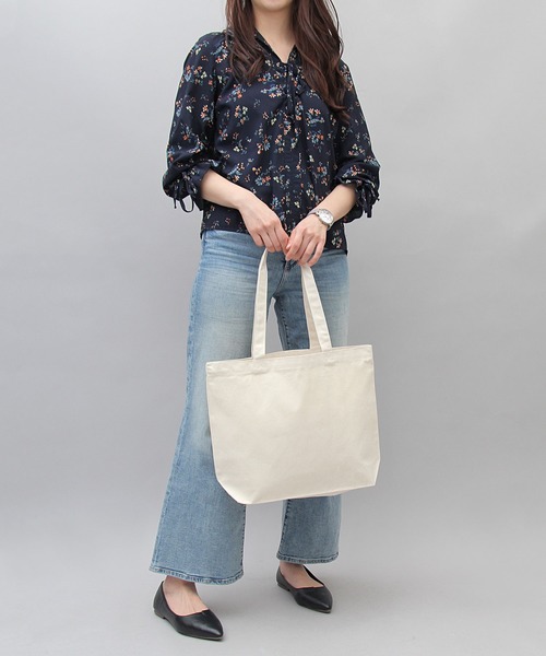 United Athle(ユナイテッドアスレ)の「United Athle / ユナイテッドアスレ / スタンダード キャンバス トートバッグ / キャンバストート(W)(トートバッグ・メンズ・ブラック/ナチュラル・FREE)」の8枚目の写真