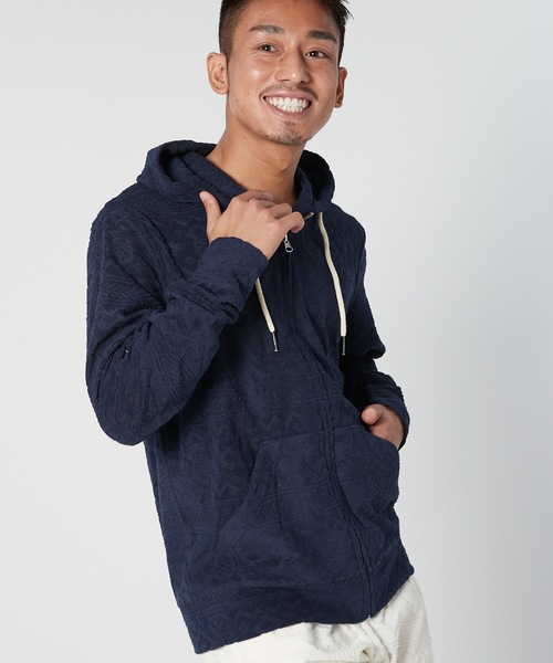 STONE ネイビー ジップアップフーディ STONE ISLAND ネイビー ジップ