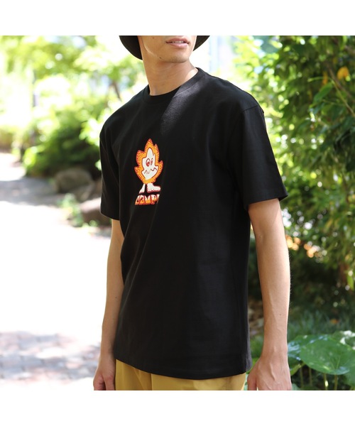 CAMP7（キャンプセブン）の「《CAMP7》Naoki “SAND” Yamamoto fire PRINT グラフィック TEE（Tシャツ/カットソー・メンズ・ブラック/ホワイト・X-LARGE/LARGE/MEDIUM）」の5枚目の写真