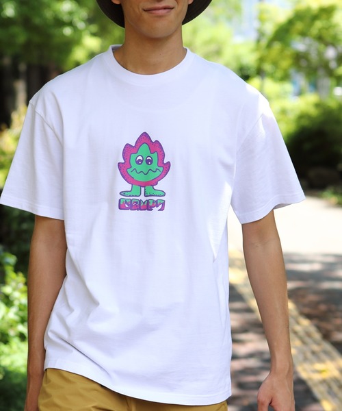 CAMP7（キャンプセブン）の「《CAMP7》Naoki “SAND” Yamamoto fire PRINT グラフィック TEE（Tシャツ/カットソー・メンズ・ブラック/ホワイト・X-LARGE/LARGE/MEDIUM）」の6枚目の写真