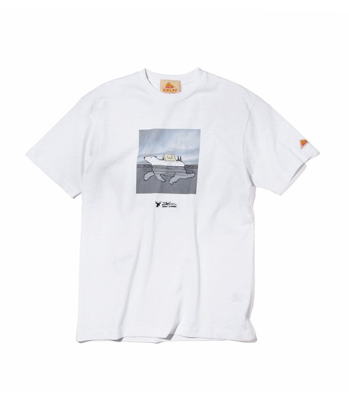 KELTY(ケルティ)の「KELTY TEE MOUNTAIN HOME, GLOBAL ROAMING(ケルティ Tシャツ)(Tシャツ/カットソー・レディース・ホワイト/ブラック/ホワイト系その他/ブラック系その他・S/M/L/XS)」の14枚目の写真