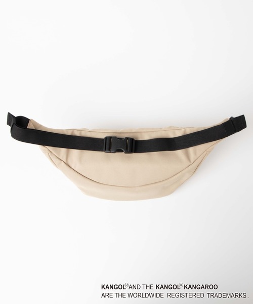 KANGOL(カンゴール)の「∴WEGO/KANGOL 別注ウエストバッグ(ボディバッグ/ウエストポーチ・メンズ・ブラック/ベージュ・FREE)」の10枚目の写真