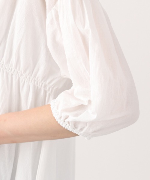 LOWRYS FARM（ローリーズファーム）の「ティアードチュニックＳＳ　893814（シャツ/ブラウス・レディース・オフホワイト/ブラック/カーキ・FREE）」の11枚目の写真