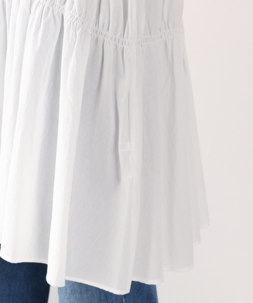 LOWRYS FARM（ローリーズファーム）の「ティアードチュニックＳＳ　893814（シャツ/ブラウス・レディース・オフホワイト/ブラック/カーキ・FREE）」の12枚目の写真