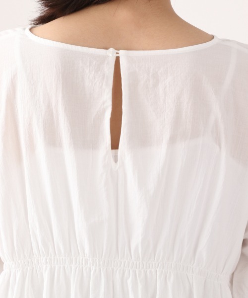 LOWRYS FARM（ローリーズファーム）の「ティアードチュニックＳＳ　893814（シャツ/ブラウス・レディース・オフホワイト/ブラック/カーキ・FREE）」の13枚目の写真