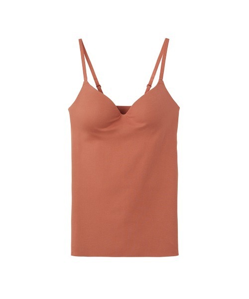 GUNZE（グンゼ）の「KIREILABO/キレイラボ バストラインを美しくキープ ブラキャミソール オーガニックコットン（インナーウェア/肌着・レディース・ブラック/グレー/ブルー/グリーン/ホワイト系その他/スモークピンク/ライトブルー/レンガ/インディゴブルー/ピンク/モカ/マスタード/ブルー系その他/オレンジ/グリーン系その他/ブルー系その他2/ネイビー/ライトブラウン/グリーン系その他2/サーモンピンク・MEDIUM/LARGE/X-LARGE）」の19枚目の写真