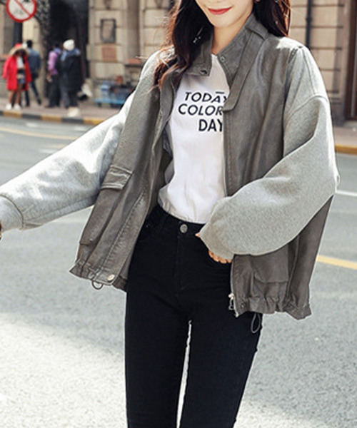 Junoah ジュノア の ドッキングpuレザージャケット その他アウター Wear