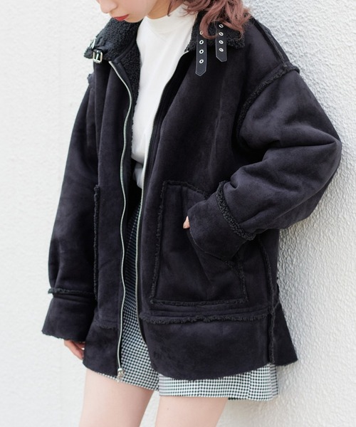 NICE CLAUP - NICE CRAUP ボア毛皮ジャンバー 2025年最新】one after another NICE CLAUP レディース 毛皮