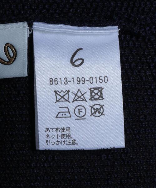 ＜6(ROKU)＞KANOKO ZIP KNIT PULLOVER/ニット 6（ロク）の「＜6(ROKU)＞KANOKO ZIP KNIT PULLOVER/ニット（ニット