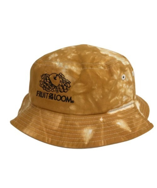 FRUIT OF THE LOOM(フルーツオブザルーム)の「【FRUIT OF THE LOOM/フルーツオブザルーム】 後染め COTTON LOGO BUCKET HAT/ロゴバケットハット(ハット・レディース・グリーン/イエロー/ベージュ・FREE)」の5枚目の写真