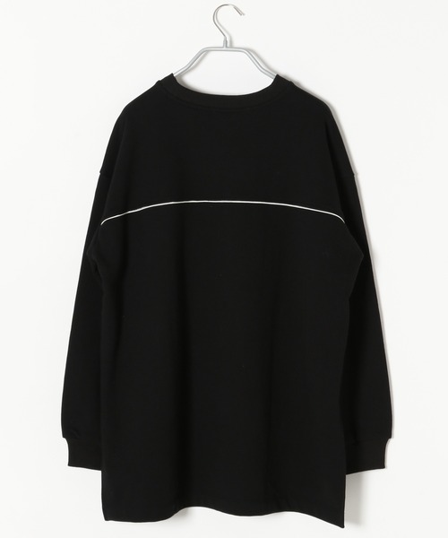 PAGEBOY(ページボーイ)の「モードラインウラケプルオーバー(Tシャツ/カットソー・レディース・ブラック/オフホワイト/モカ・FREE)」の8枚目の写真