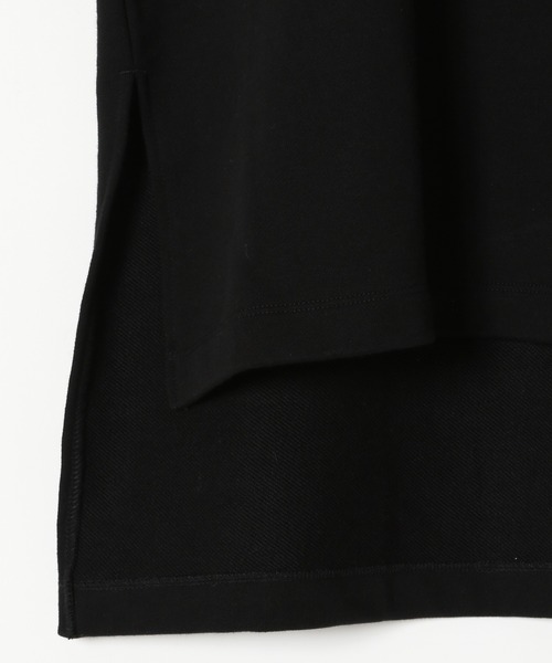 PAGEBOY(ページボーイ)の「モードラインウラケプルオーバー(Tシャツ/カットソー・レディース・ブラック/オフホワイト/モカ・FREE)」の6枚目の写真