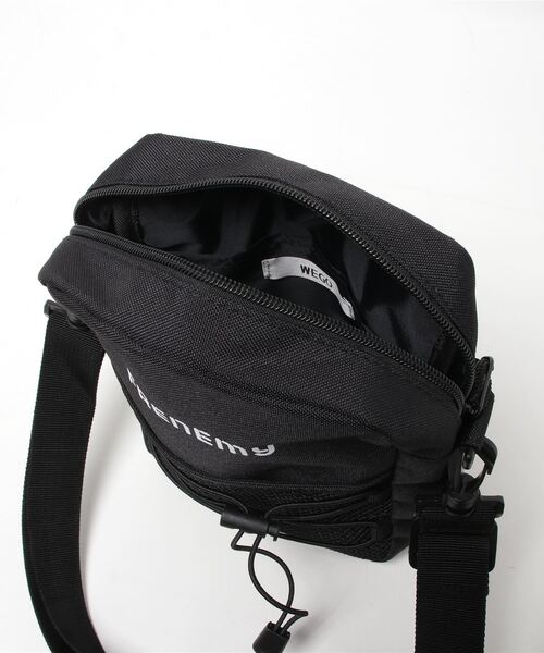 WEGO（ウィゴー）の「WEGO/スクエアコードショルダー（ショルダーバッグ・レディース・ブラック/オフホワイト・FREE）」の15枚目の写真