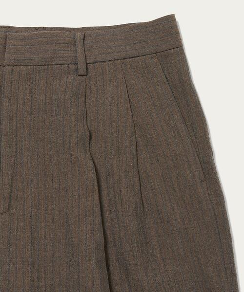 Steven Alan（スティーブンアラン）の「＜221Village × Steven Alan＞ 2PLEATS  SHORT TROUSERS/パンツ（その他パンツ・メンズ・ネイビー/ブラウン・M/S/L）」の3枚目の写真
