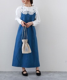 archives | フロントＺＩＰデニムジャンパースカート(ジャンパースカート)