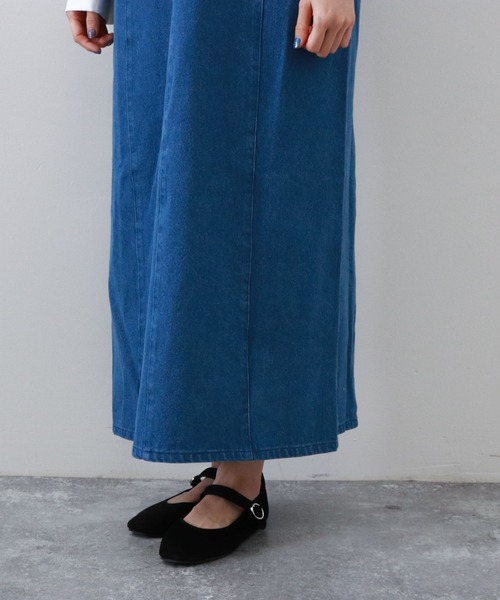 archives（アルシーヴ）の「フロントＺＩＰデニムジャンパースカート（ジャンパースカート・レディース・アイボリー/ブラック/ブルー・MEDIUM）」の18枚目の写真