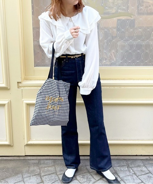 apres jour（アプレジュール）の「ギンガムトートバッグ【ZOZOTOWN限定アイテム】【1AP】（トートバッグ・レディース・ダークブラウン/ブラック・フリー）」の8枚目の写真