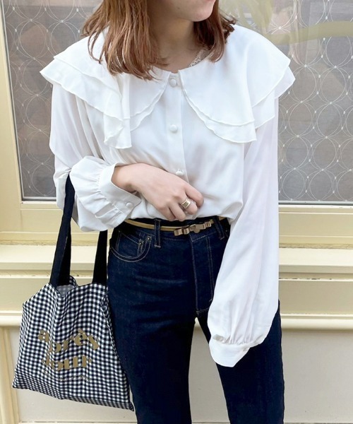 apres jour（アプレジュール）の「ギンガムトートバッグ【ZOZOTOWN限定アイテム】【1AP】（トートバッグ・レディース・ダークブラウン/ブラック・フリー）」の6枚目の写真