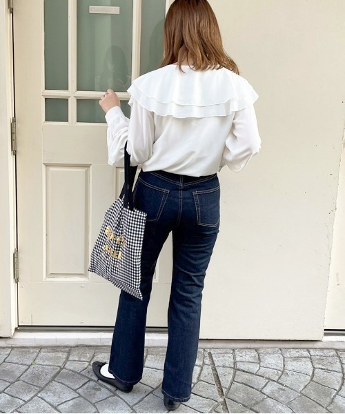 apres jour（アプレジュール）の「ギンガムトートバッグ【ZOZOTOWN限定アイテム】【1AP】（トートバッグ・レディース・ダークブラウン/ブラック・フリー）」の9枚目の写真