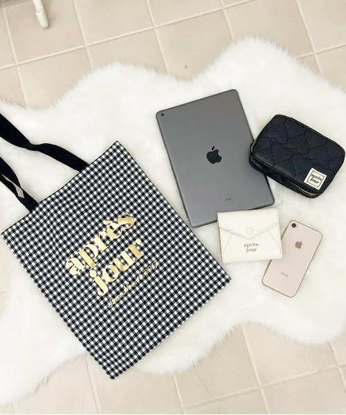 apres jour（アプレジュール）の「ギンガムトートバッグ【ZOZOTOWN限定アイテム】【1AP】（トートバッグ・レディース・ダークブラウン/ブラック・フリー）」の13枚目の写真