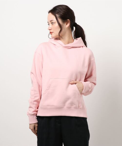 N.O.R.C（ノーク）の「裏毛プルパーカ（パーカー・レディース・ホワイト/ブラック/アイボリー/トップグレー/アッシュ/ピンク・S/M/L/XXL）」の6枚目の写真