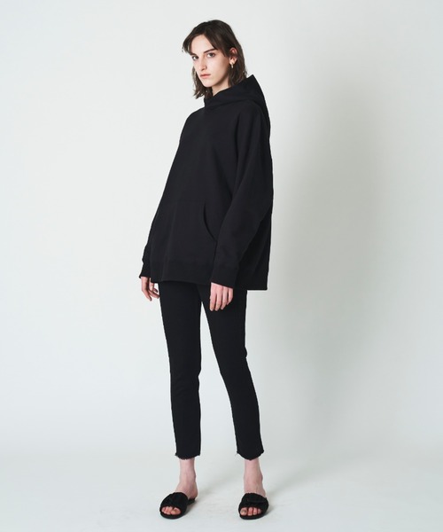 N.O.R.C（ノーク）の「裏毛プルパーカ（パーカー・レディース・ホワイト/ブラック/アイボリー/トップグレー/アッシュ/ピンク・S/M/L/XXL）」の10枚目の写真