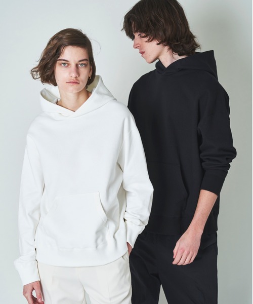 N.O.R.C（ノーク）の「裏毛プルパーカ（パーカー・レディース・ホワイト/ブラック/アイボリー/トップグレー/アッシュ/ピンク・S/M/L/XXL）」の12枚目の写真