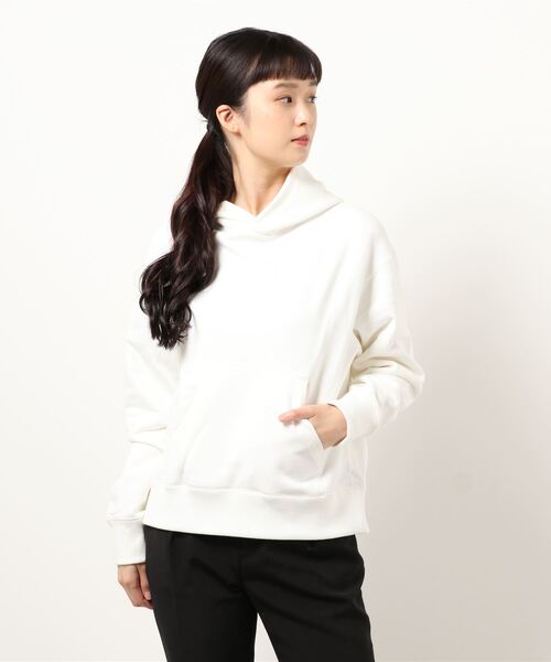 N.O.R.C（ノーク）の「裏毛プルパーカ（パーカー・レディース・ホワイト/ブラック/アイボリー/トップグレー/アッシュ/ピンク・S/M/L/XXL）」の15枚目の写真