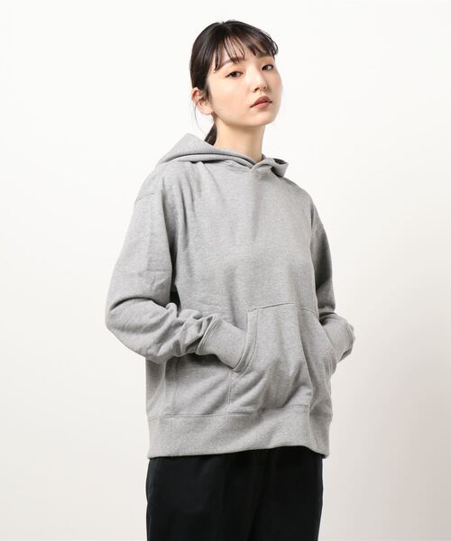 N.O.R.C（ノーク）の「裏毛プルパーカ（パーカー・レディース・ホワイト/ブラック/アイボリー/トップグレー/アッシュ/ピンク・S/M/L/XXL）」の11枚目の写真