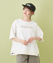 CUBE SUGAR | OE天竺 裾ドロストＴシャツ(Tシャツ/カットソー)