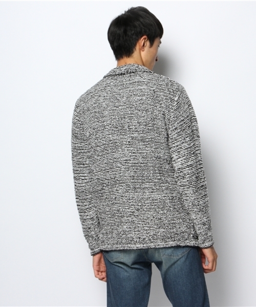 VENCEEXCHANGE（ヴァンスエクスチェンジ）の「ボアモールテーラードJK（テーラードジャケット・メンズ・シルバー/ロイヤルブルー・MEDIUM/LARGE）」の5枚目の写真