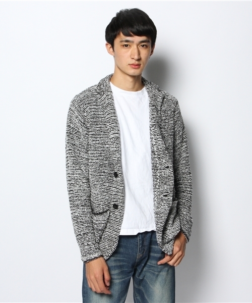 VENCEEXCHANGE（ヴァンスエクスチェンジ）の「ボアモールテーラードJK（テーラードジャケット・メンズ・シルバー/ロイヤルブルー・MEDIUM/LARGE）」の6枚目の写真