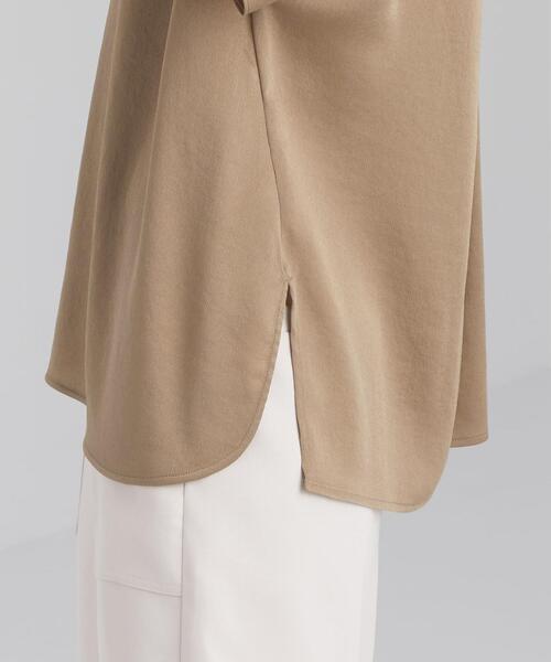 green label relaxing（グリーンレーベルリラクシング）の「FFC ハンマーサテン T ブラウス（シャツ/ブラウス・レディース・ライトブルー/オリーブ/ナチュラル・FREE）」の15枚目の写真