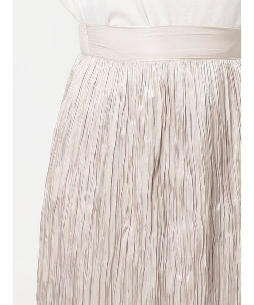 dazzlin（ダズリン）の「リンクルシャインロングスカート（スカート・レディース・ベージュ/パープル/グレー/オレンジ・FREE）」の21枚目の写真