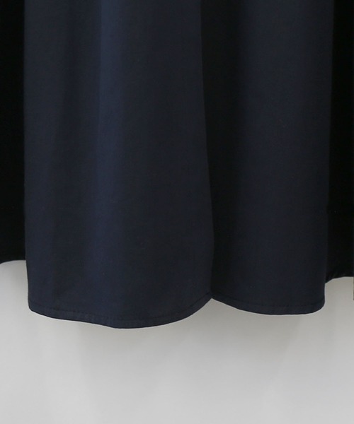 Girly Doll（ガーリードール）の「ウエスト切り替えシャツワンピース（シャツワンピース・レディース・ホワイト/ネイビー・FREE）」の12枚目の写真